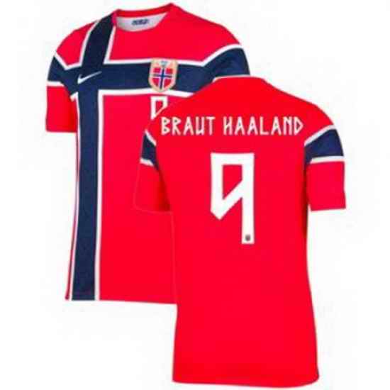 Women 9 Norway Erling Haaland 2026 Home Stadium Replica Jersey   1